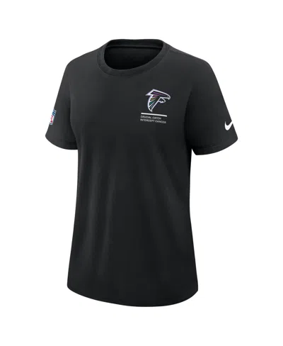 Nike Women's Black Miami Dolphins 2025 Nfl Crucial Catch Tri-blend Dri-fit T-shirt In Black