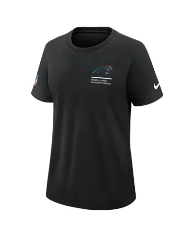 Nike Women's Black Arizona Cardinals 2025 Nfl Crucial Catch Tri-blend Dri-fit T-shirt In Black