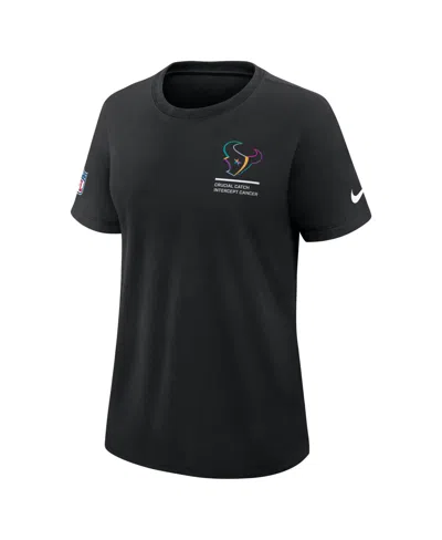 Nike Women's Black Miami Dolphins 2025 Nfl Crucial Catch Tri-blend Dri-fit T-shirt In Black
