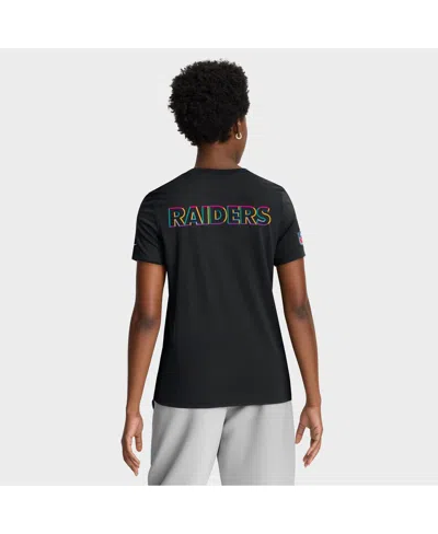 Nike Women's Black Miami Dolphins 2025 Nfl Crucial Catch Tri-blend Dri-fit T-shirt In Black