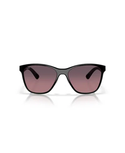 Costa Del Mar Women's Polarized Sunglasses, Luna Nueva 6s9127 In Brown