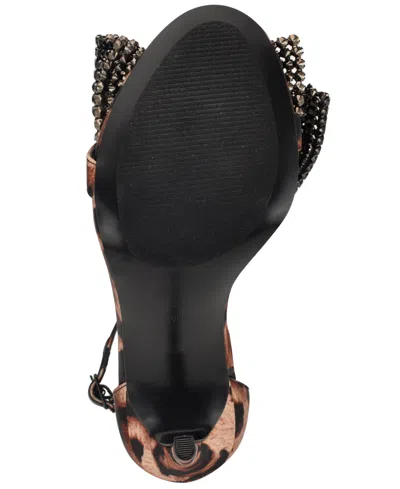 Nine West Tansie Ankle Strap Sandal In Brown