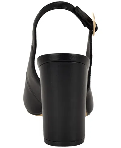 Tommy Hilfiger Azalee Block Heel Slingback Pump In Black