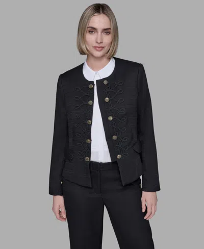 Karl Lagerfeld Women's Long Sleeve Jacket In Black