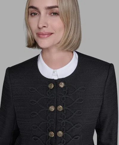 Karl Lagerfeld Women's Long Sleeve Jacket In Black