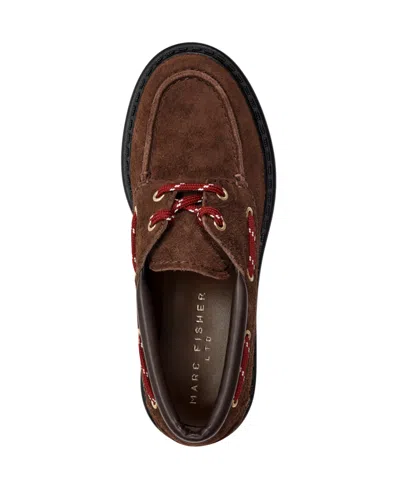 Marc Fisher Ltd Women's Peyten Loafer Flats In Brown