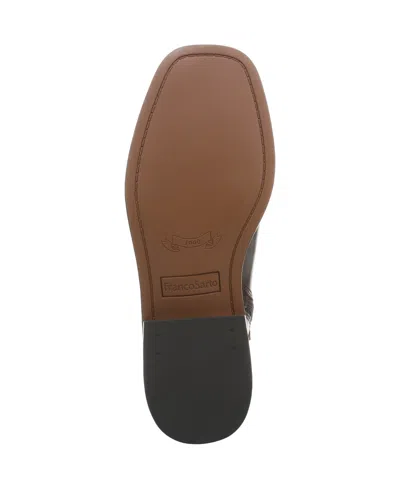 Franco Sarto Women's Gracely Block Heel Zip Short Boots In Burgundy