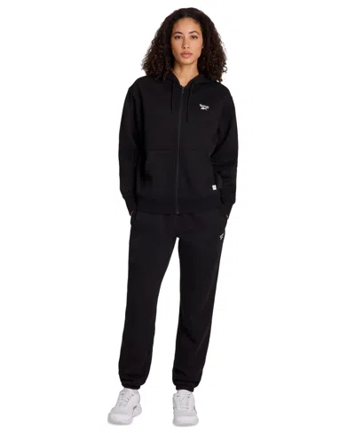 Reebok Women's Straight Leg Sweatpants In Black
