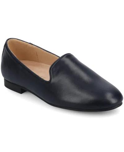 Journee Collection Journee Womens Ishani Career Ballet Flats In Blue