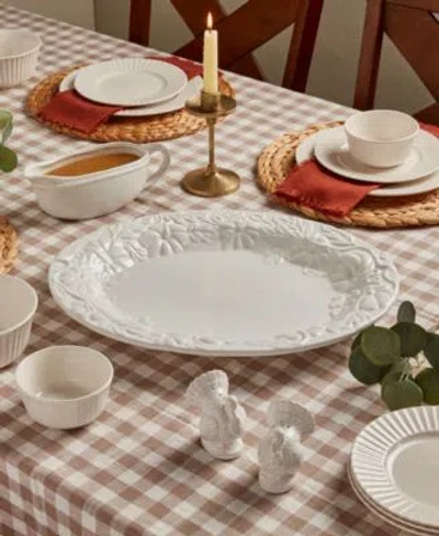 Haven Harvest Dinnerware Collection In White