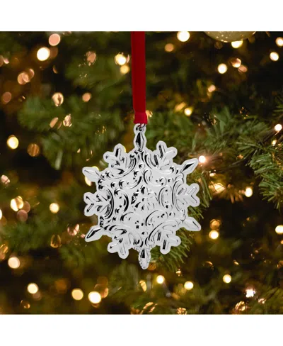 Towle 2025 Sterling Silver Old Master Snowflake Ornament, 36th Edition In Silver