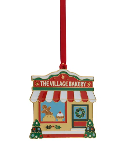 Wallace 2025 Gold-plated Enameled Bakery Ornament, 2nd Edition In Multi