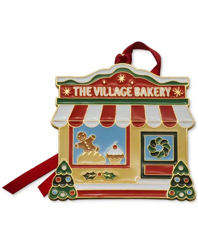Wallace 2025 Gold-plated Enameled Bakery Ornament, 2nd Edition In Multi