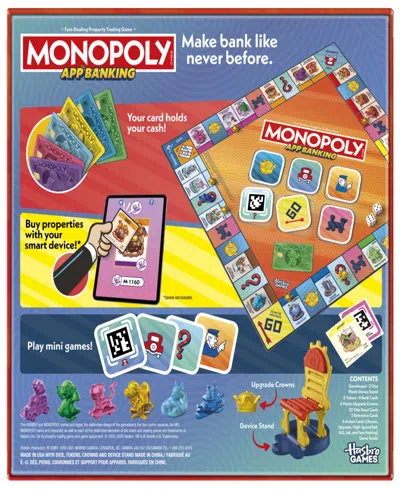 Monopoly App Banking Board Game In Red