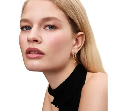 Pandora Openable Stud Earrings In Gold