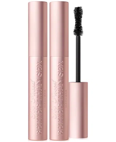 Too Faced Black Lashes Ever After Better Than Sex Limited-edition Mascara Duo