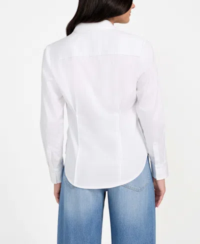 Guess Cassidy Button-up Shirt In White