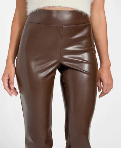 Guess Women's New Priscilla Slim Fit High Rise Leggings In Brown