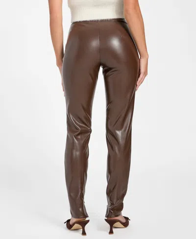 Guess Women's New Priscilla Slim Fit High Rise Leggings In Brown