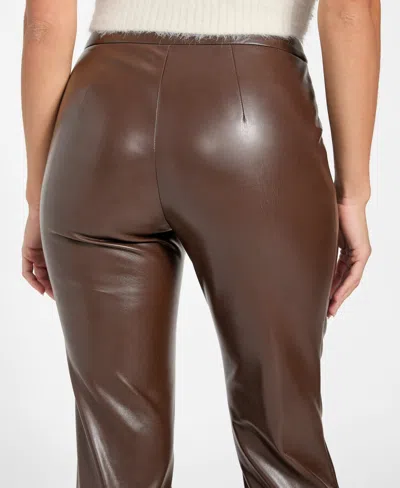 Guess Women's New Priscilla Slim Fit High Rise Leggings In Brown