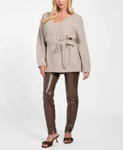 Guess Women's New Priscilla Slim Fit High Rise Leggings In Brown