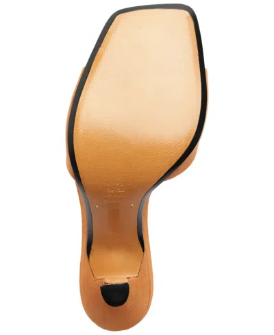 Schutz Posseni Leather Heeled Mule In Cuoio Brown, Women's At Urban Outfitters In Brown