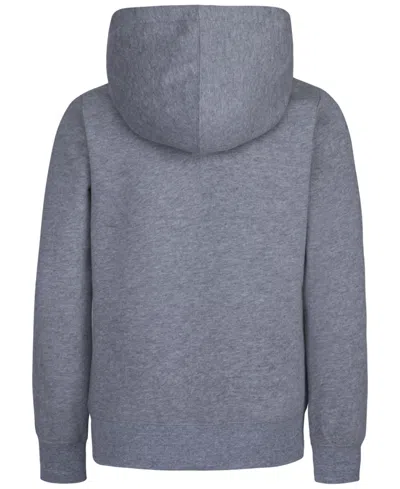 Hurley Girls 7-16 Long Sleeve Fleece Hoodie In Gray