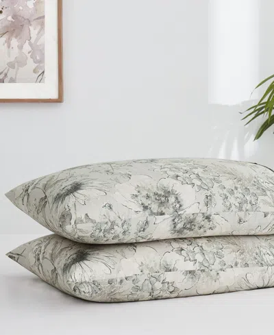 Southshore Fine Linens Skye Floral Extra Deep Pocket 300- Thread Count 4-pc. Sheet Set, Full In Neutral