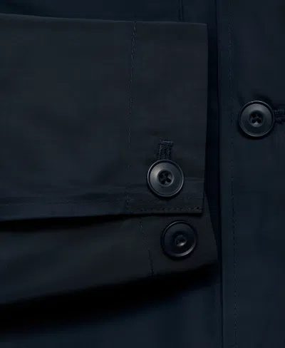 Mango Men's Pockets Water-repellent Jacket In Blue