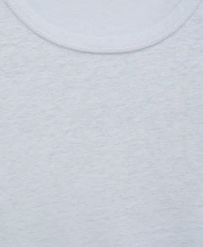 Mango Men's Linen Slim-fit T-shirt In Green