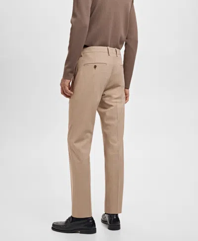 Mango Men's Paris Slim-fit Suit Pants In Neutral
