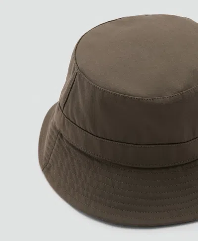 Mango Bucket Hat In Brown