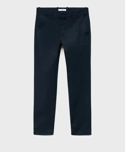 Mango Men's Dublino Slim-fit Chino Pants In Blue
