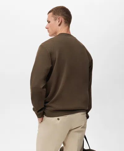 Mango Sweatshirt In Brown