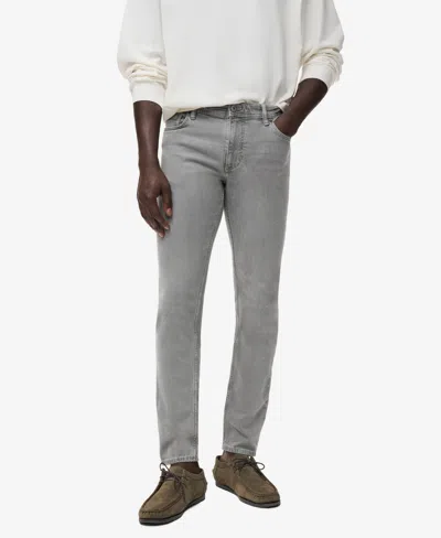 Mango Men's Jan Slim-fit Gray-wash Jeans In Gray