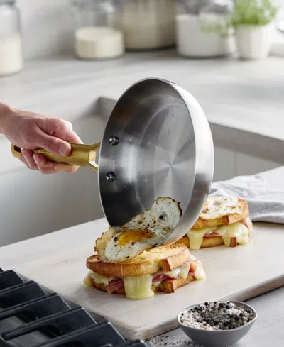 Greenpan Stainless Steel 2-pc. Frypan Set In Silver