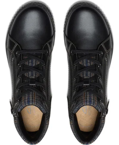 Clarks Women's Collection Caroline Spice Side Zip Booties In Black