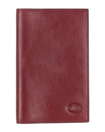 The Bridge Man Document Holder Brick Size - Leather In Red