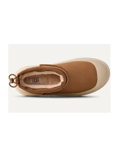 Ugg Cl Ultra Mini Weathe Ankle Boots In Leather Color Suede In Animal Print
