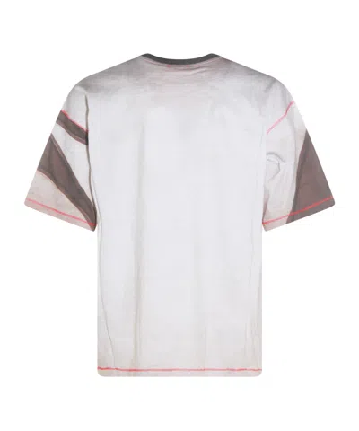 Diesel Dark Brown Graphic T-shirt In Multi