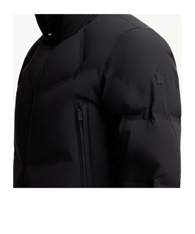 Moncler S Arcesaz Hooded Regular-fit Woven-down Jacket Black In Black