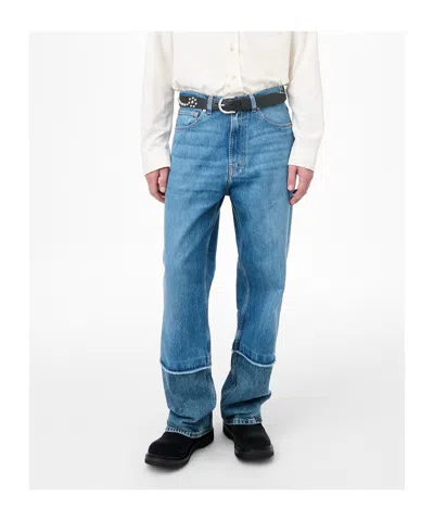 Our Legacy Regular Fit Jeans In Shelly Wash In Blue
