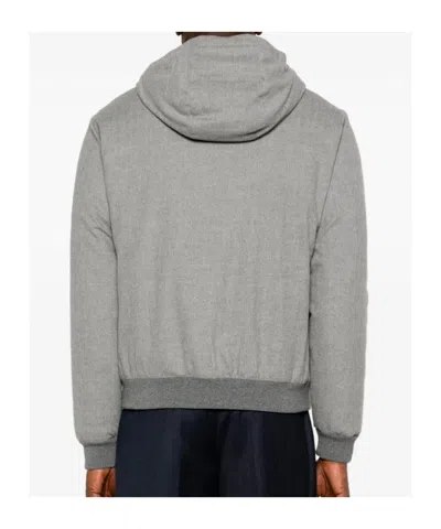 Moorer Hooded Zip-front Jacket In Black