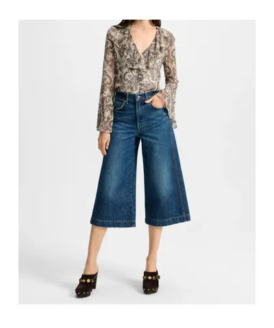 Veronica Beard Kyrie Ruffled Paisley-print Silk-georgette Blouse In Multi