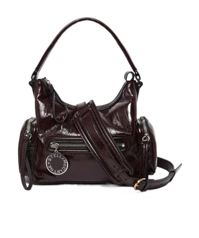 Stella Mccartney Dartmoor Shoulder Bag Adjustable Strap In Burgundy