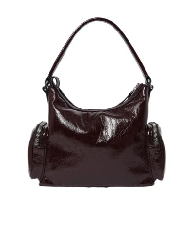 Stella Mccartney Dartmoor Shoulder Bag Adjustable Strap In Burgundy