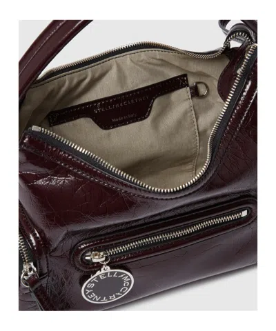 Stella Mccartney Dartmoor Shoulder Bag Adjustable Strap In Burgundy