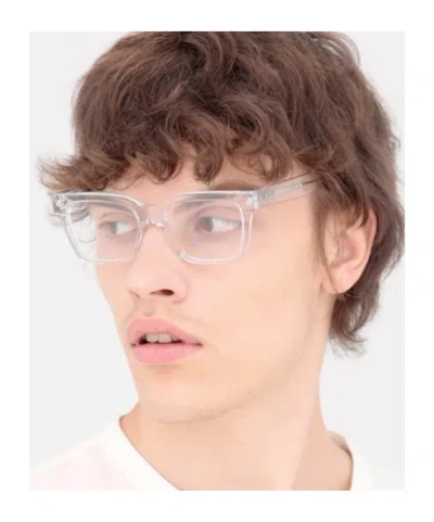 Retrosuperfuture Geometric Frame Plain Mirror In White