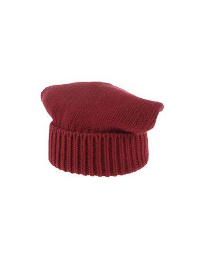 Shop Dsquared2 Hat In Maroon