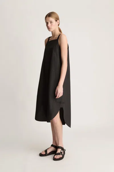 Lee Mathews Lm Poplin Cami Dress In Black